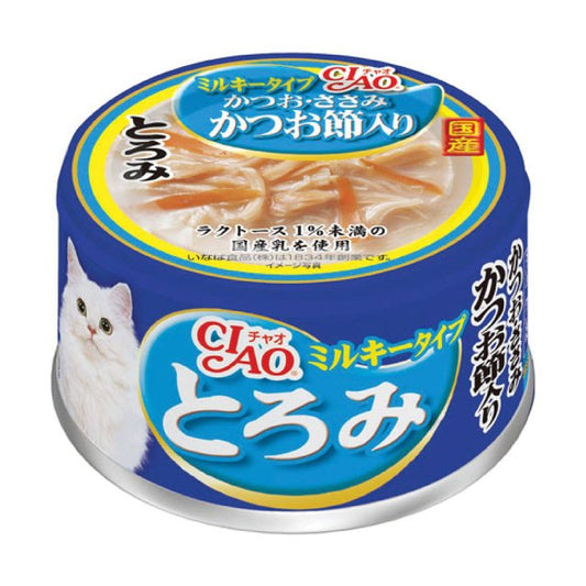 INABA CIAO Cat Can White Broth Series Bonito + Chicken + Dried Bonito 80g A-113