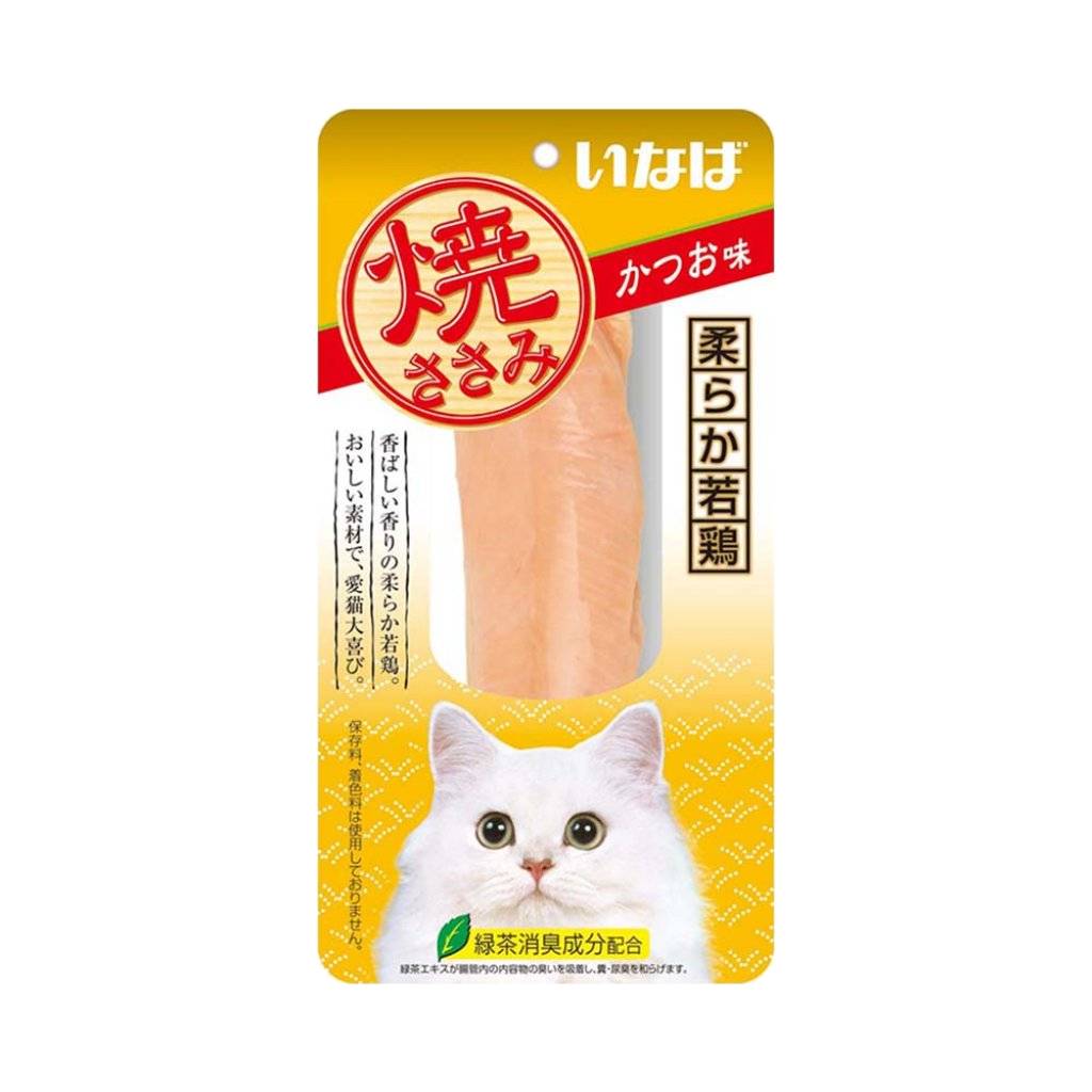 INABA - CIAO Grilled Chicken Fillet in Bonito Flavored Broth Cat Treats - 1pc QYS-03