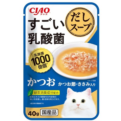 INABA CIAO Japan Cat Wet Food Bonito Chicken Bonito Flakes Recipe 40g #IC-445  