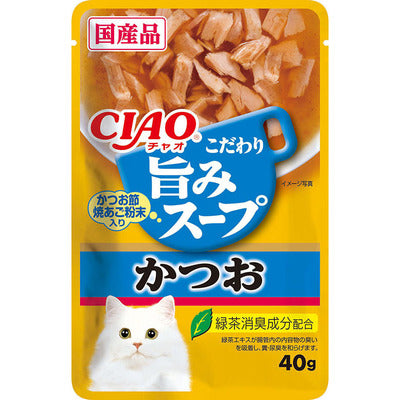 INABA CIAO Japan Cat Wet Food Bonito Recipe 40g #IC-352  