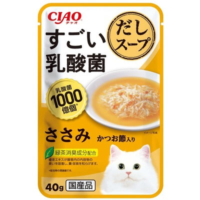 INABA CIAO Japan Cat Wet Food Chicken Bonito Flakes Recipe 40g #IC-446  