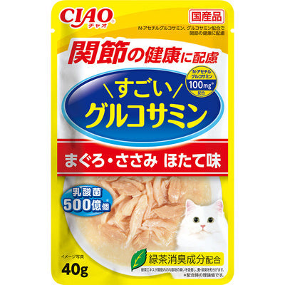 INABA CIAO Japan Cat Wet Food Tuna Chicken Scallop Recipe 40g #IC-464  