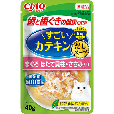 INABA CIAO Japan Cat Wet Food Tuna Chicken Scallop Recipe 40g #IC-471  