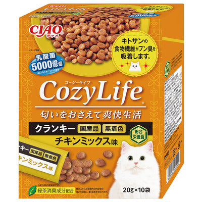 INABA CIAO Lactic Acid Bacteria & Chitosan Cat Food - Chicken Flavor (20g x10) P-412  