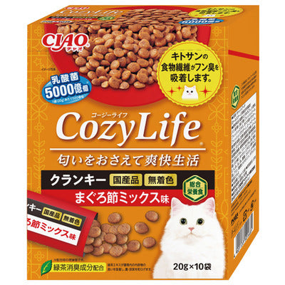 INABA CIAO Lactic Acid Bacteria & Chitosan Cat Food - Dried Tuna Flavor (20g x10) P-411  