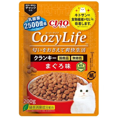 INABA CIAO Lactic Acid Bacteria & Chitosan Cat Food - Tuna Flavor 200g P-371  