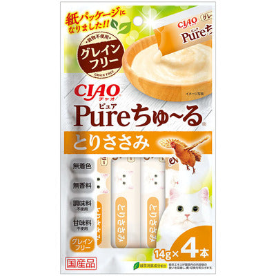 INABA CIAO Pure Japanese Meat Paste - Chicken 14g x4 SC-324
