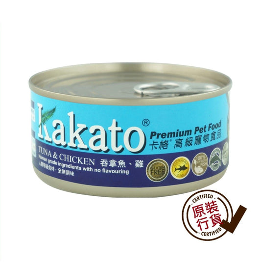 Kakato-Premium-Cat-and-Dog-Food-Tuna-and-Chicken-170g-#808