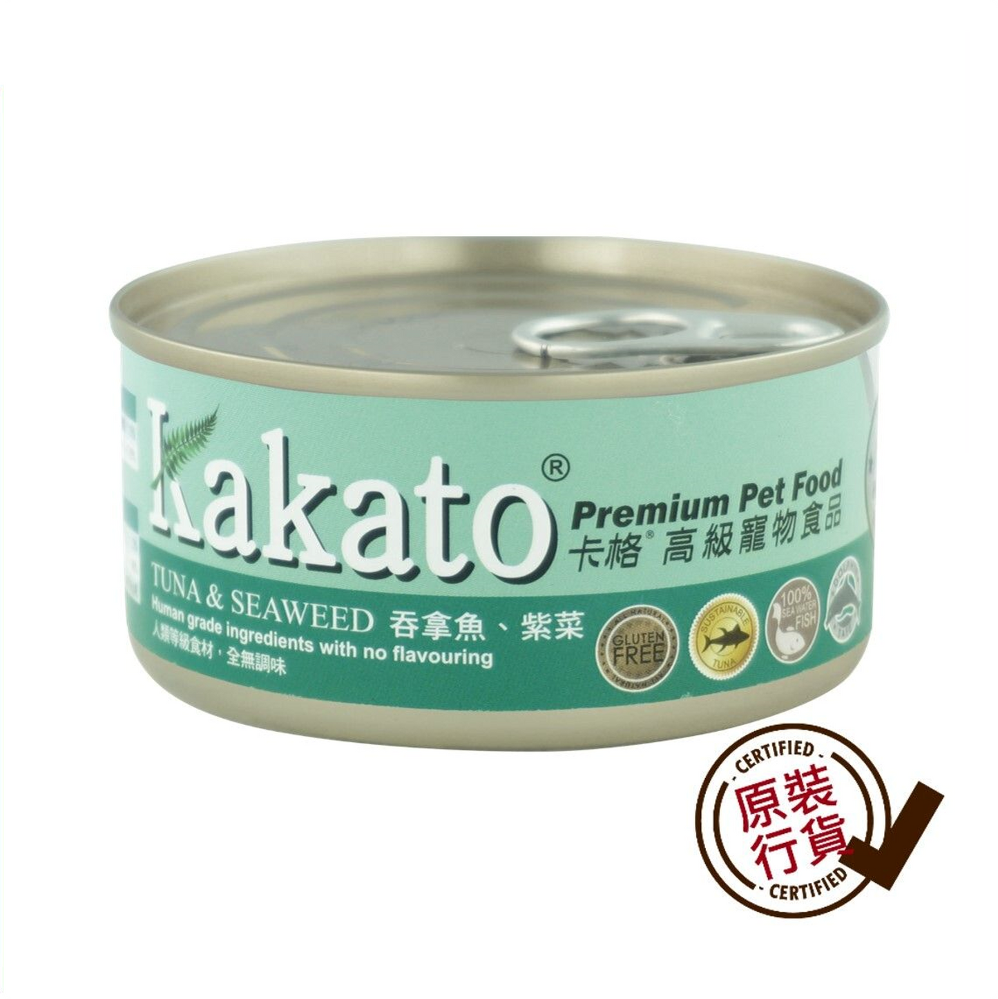 Kakato-Premium-Cat-and-Dog-Food-Tuna-and-Nori-170g-#829