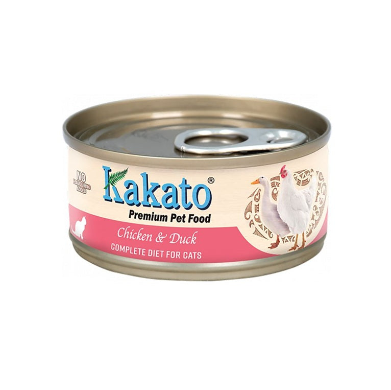 Kakato Premium Pet Food Chicken & Duck Complete Diet for Cats 70g #762