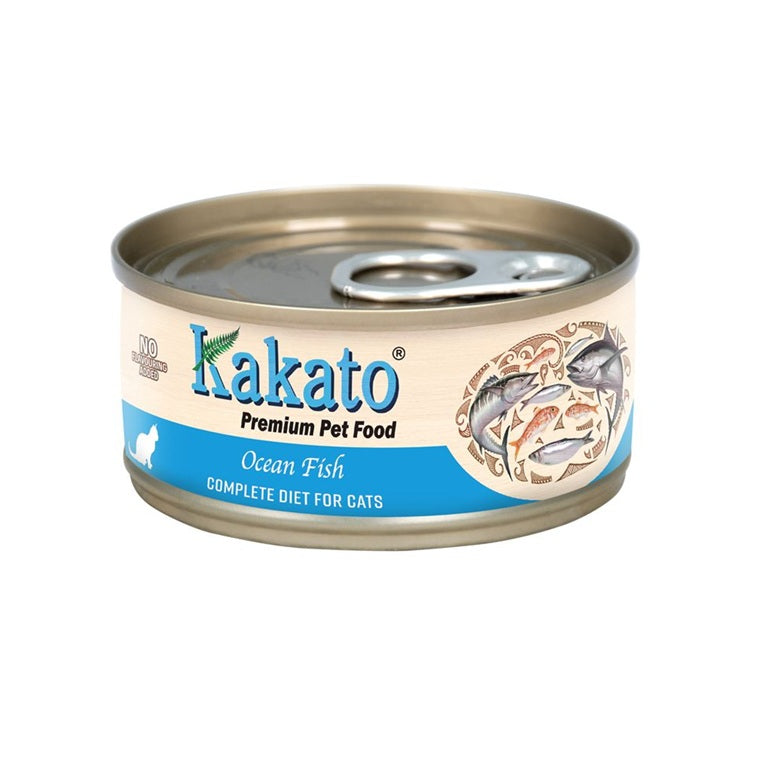 Kakato Premium Pet Food Ocean Fish Complete Diet for Cats 70g #765 [Random Package]