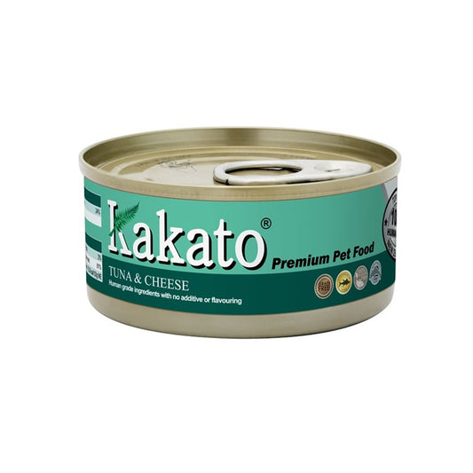 Kakato Premium Pet Food Tuna & Cheese Cat Dog Canned 70g #717