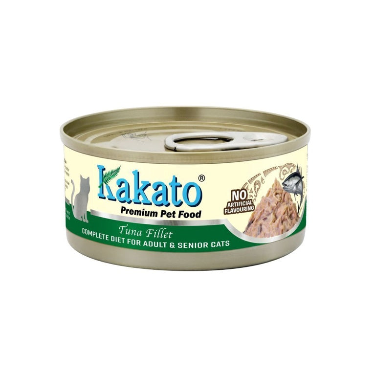 Kakato Premium Pet Food Tuna Fillet Complete Diet for Adult & Senior Cats 70g #773