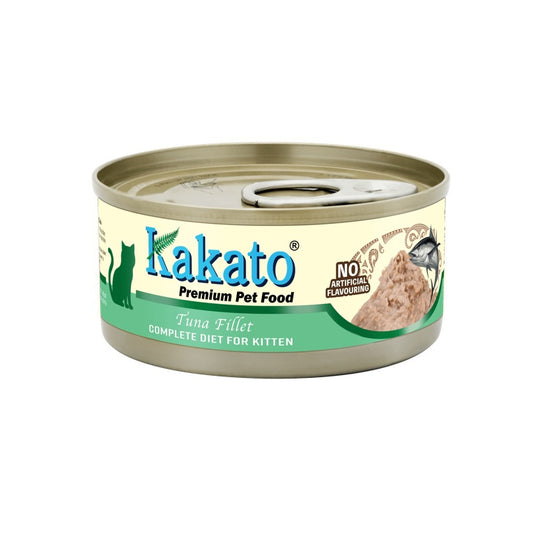 Kakato Premium Pet Food Tuna Fillet Complete Diet for Kitten 70g #783