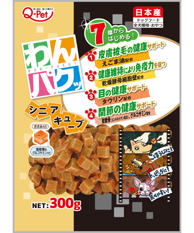 Kyushu Pet Senior Dog Joint Health Maintenance Meat Pieces 300g KQ785