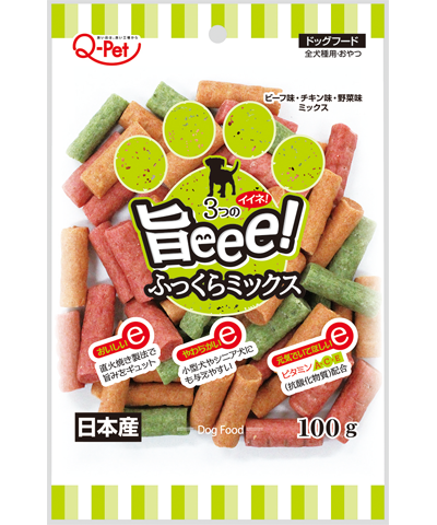 Kyushu Pet Tasty Mixed Vegetables + Meat Strips 100g KQ052