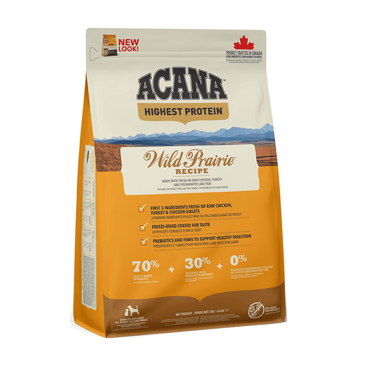 地域素材 牧場犬 (Wild Prairie) 全犬乾糧 2公斤