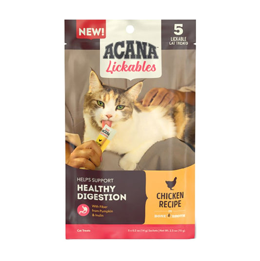 貓零食 Lickables肉泥 - 雞肉配方 腸胃健康 (14g x 5)