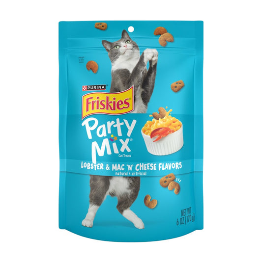 Friskies Party Mix 天然貓脆餅小食 龍蝦芝士通心粉 170g（6安士）