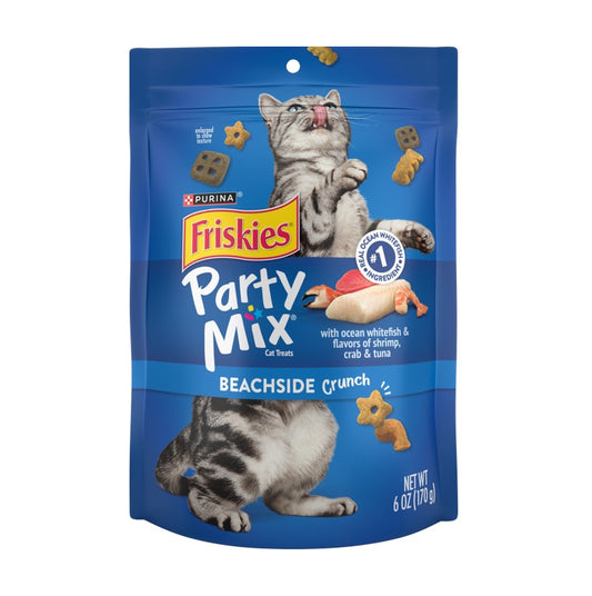 Friskies Party Mix 天然貓脆餅小食 海鮮吞拿魚口味 170g（6安士）