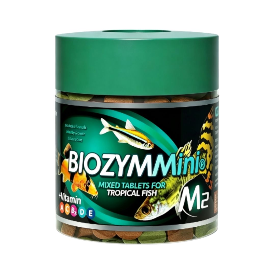 BIOZYM-觀賞魚配合魚糧 中小型魚華素貼片 M201 90g | 香港行貨 中小型魚 熱帶魚 淡水魚 觀賞魚 貼片魚糧 水族用品