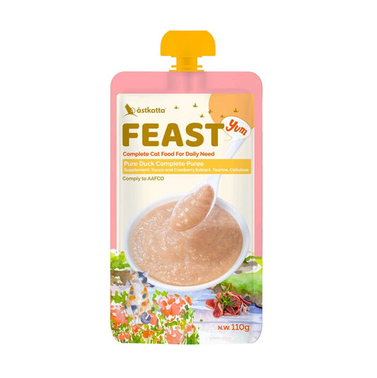 ástkatta Feast 純鴨鮮肉肉泥主食包 110g