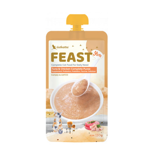 ástkatta Feast 吞拿雞肉鮮肉肉泥主食包 110g