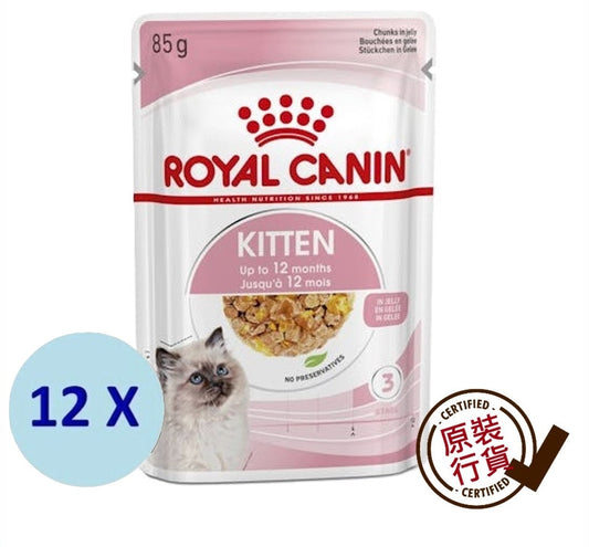 ROYAL CANIN FHN Kitten Wet Food Jelly 85g x 12