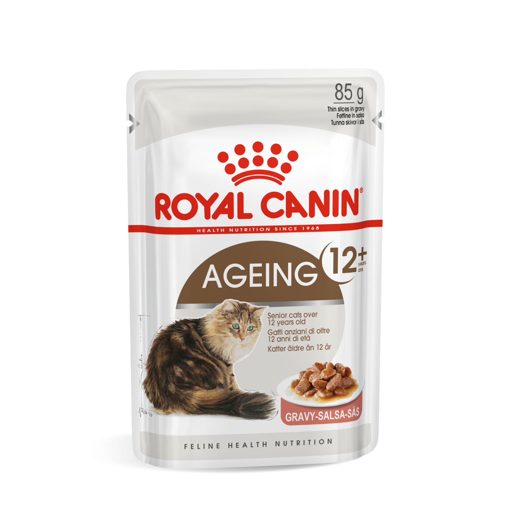 ROYAL CANIN FHN Senior Cat 12+ Nutrition Wet Food Gravy 85g
