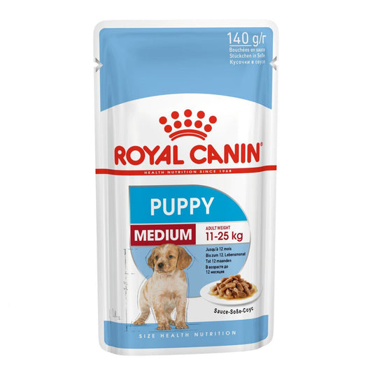ROYAL CANIN Medium Breed Puppy Wet Food Bag 140g