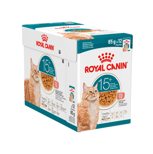 RoyalCanin 12Pcs FHN Ageing 15+ Cat Wet Food (Gravy) 85GX12 (RANDOM Packing)