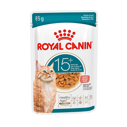 RoyalCanin FHN Ageing 15+ Cat Wet Food (Gravy) 85G (RANDOM Packing)