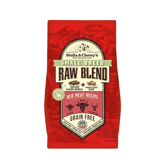 Stella & Chewy's Raw Blend Baked Kibble Small Bread Red Meat Recipe  Dog Dry Food 3.5lb SCRB009