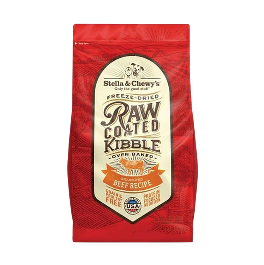 Stella & Chewy's Raw Coated Baked Kibble Beef Recipe Dog Dry Food 10lb SCRC002