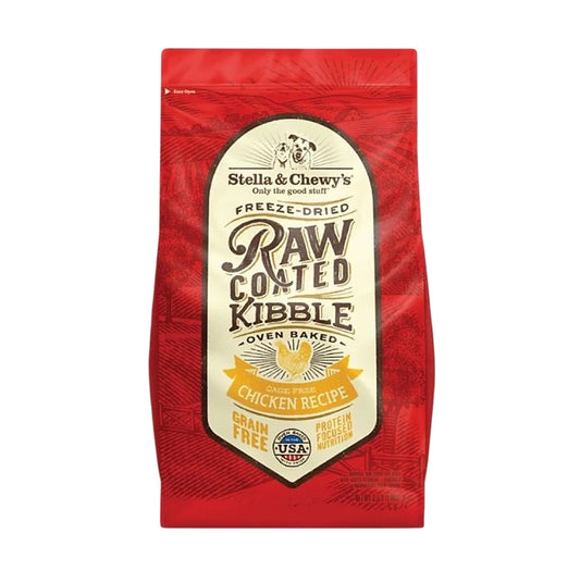 Stella & Chewy's Raw Coated Baked Kibble Cage-Free Chicken Recipe Dog Dry Food 22lb SCRC006