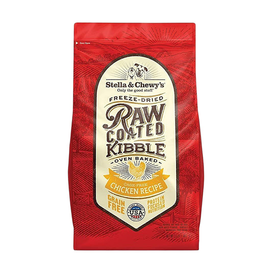 Stella & Chewy's Raw Coated Baked Kibble Cage-Free Chicken Recipe Dog Dry Food 3.5lb SCRC004