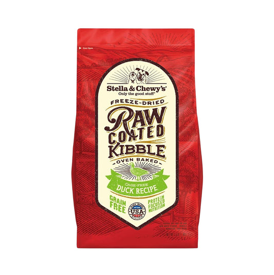 Stella & Chewy's Raw Coated Baked Kibble Duck Recipe Dog Dry Food 3.5lb SCRC011
