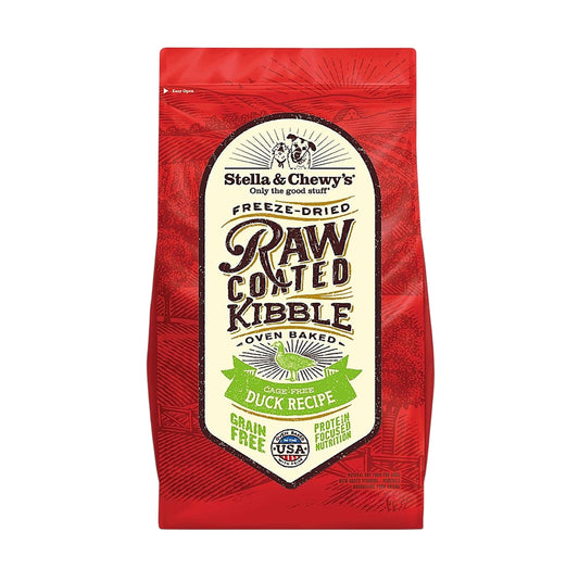 Stella & Chewy's Raw Coated Kibble Small Breed Duck Recipe Dog Dry Food 10lb SCRC031