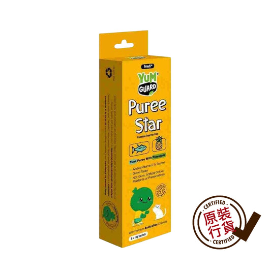 YUM GUARD 營加 吞拿魚菠蘿果泥貓零食 14克x6