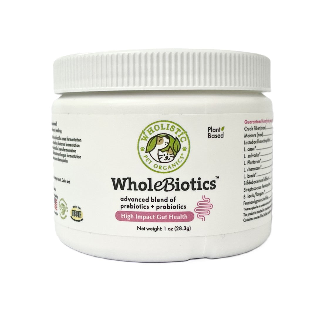 WHOLISTIC Probiotic Blend Supplement for Cats and Dogs 1oz 28.3g  