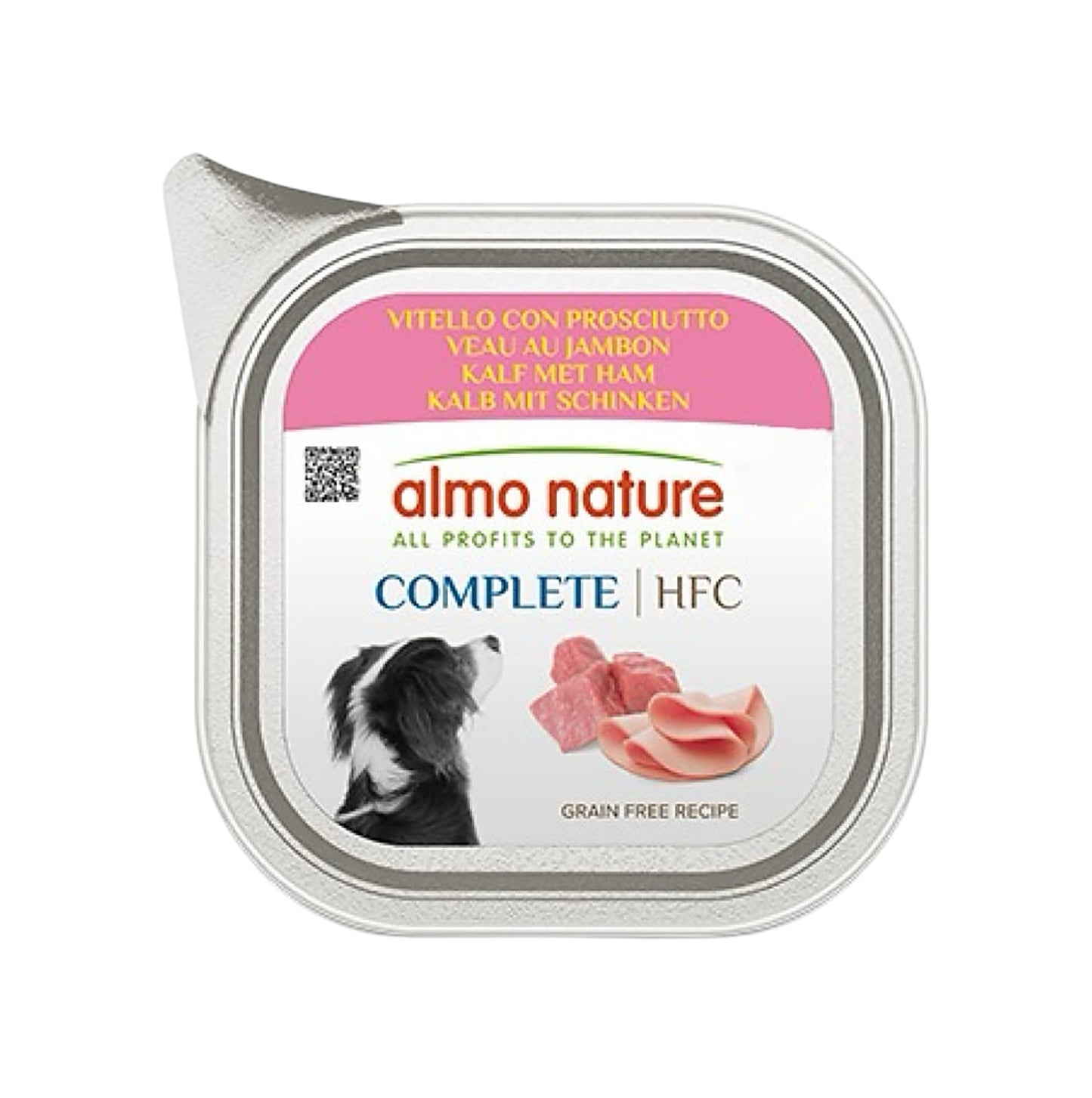almo nature 全效狗濕糧 - 小牛肉配火腿 150克 #813 (包裝隨機提供)