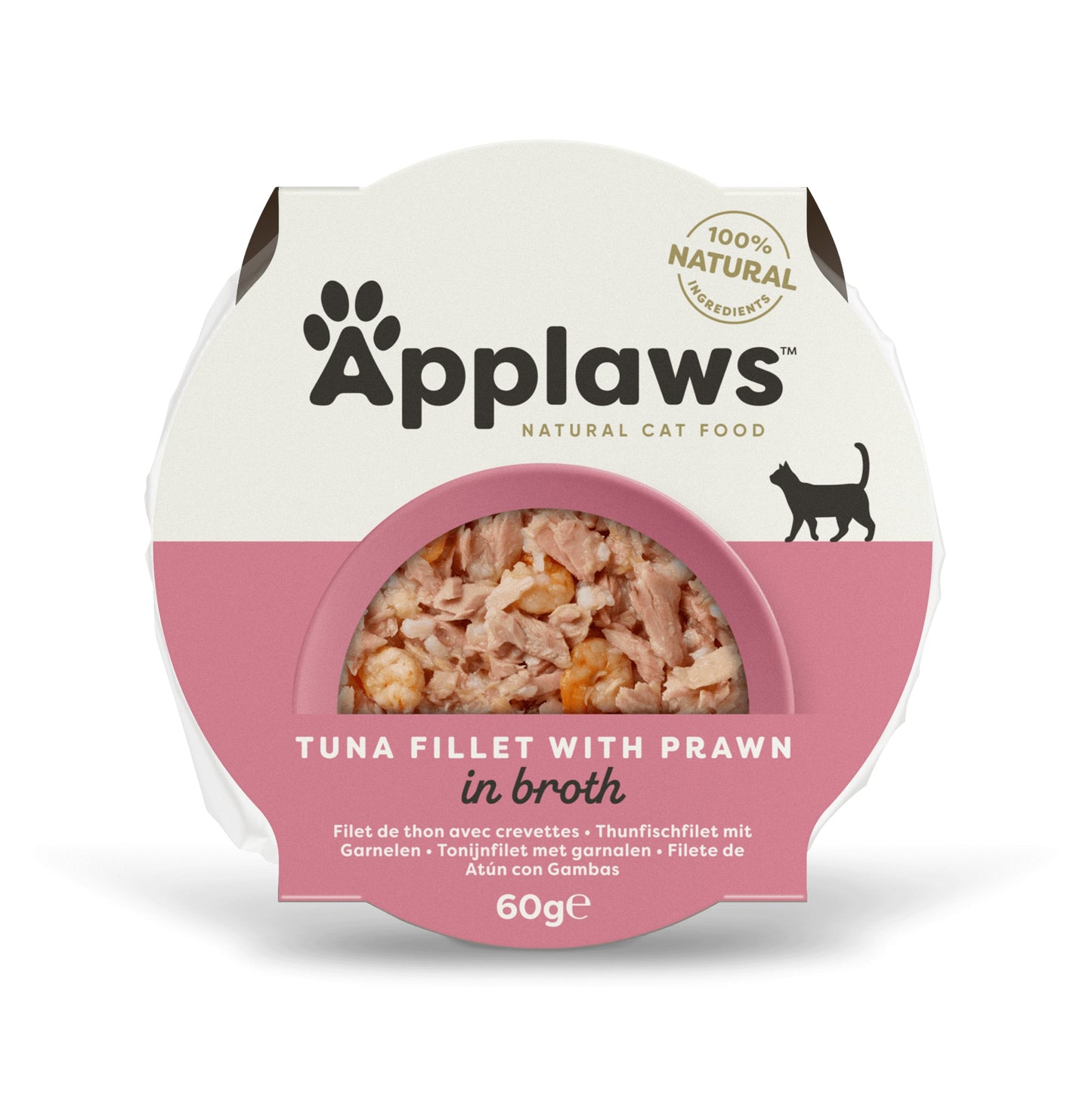 Applaws [全天然]輕便餐盒系列 - 吞拿魚 + 蝦 (60g) (包裝隨機提供)