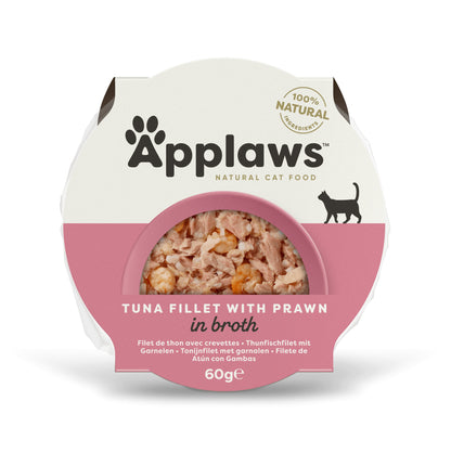 Applaws [全天然]輕便餐盒系列 - 吞拿魚 + 蝦 (60g) (包裝隨機提供)