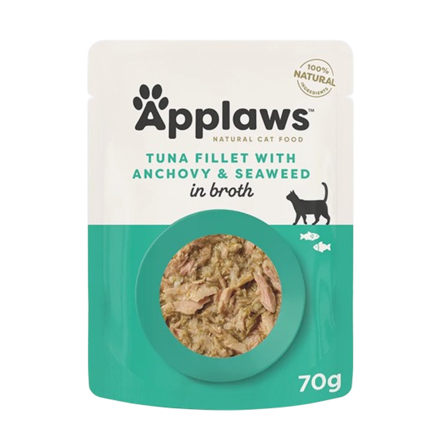 Applaws 袋裝貓濕糧 吞拿魚 + 鯷魚配方 70克 #8006