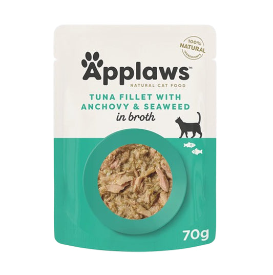 Applaws 袋裝貓濕糧 吞拿魚 + 鯷魚配方 70克 #8006