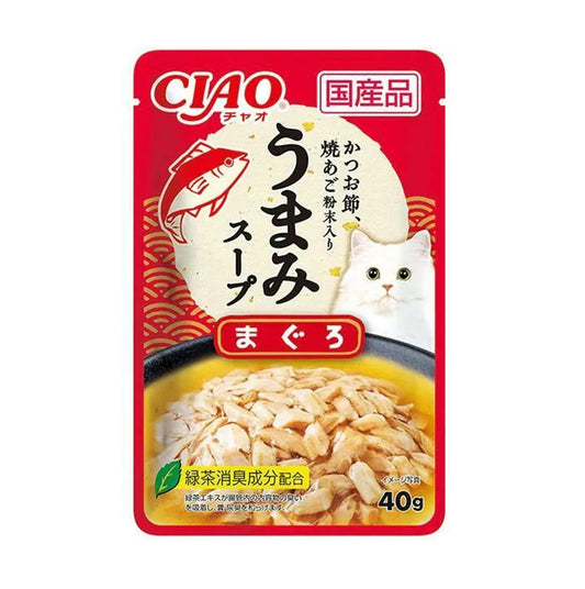 INABA〈CIAO〉日本貓濕糧 吞拿魚配方 40克 #IC-351 (包裝隨機提供)