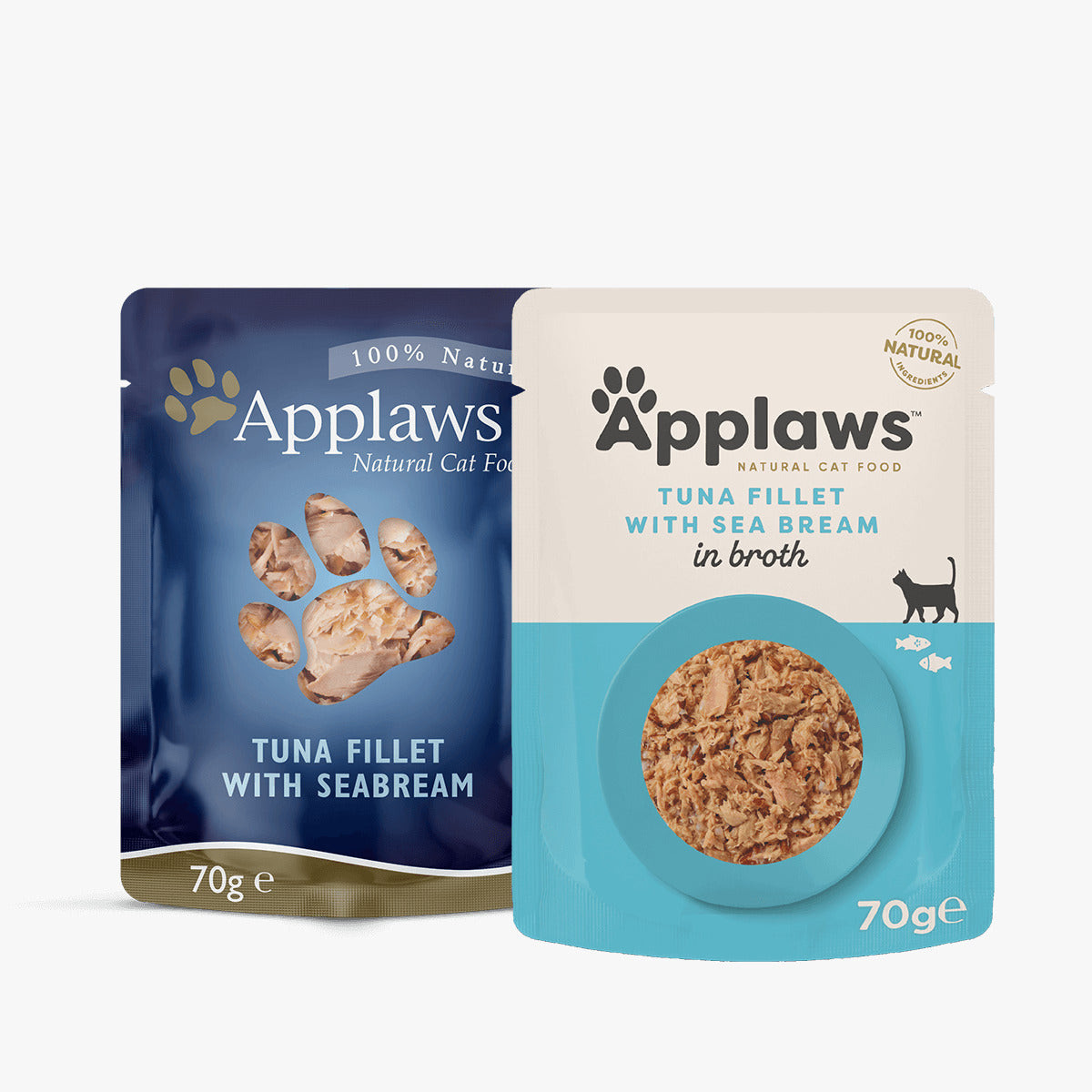 Applaws [全天然]袋裝貓濕糧 - 吞拿魚 (70g) #8003  (包裝隨機提供) 此日期前最佳:2027年07月23日