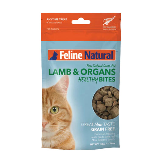 [特價]Feline Natural 冷凍脫水牛肉&牛內臟貓小食 50g
