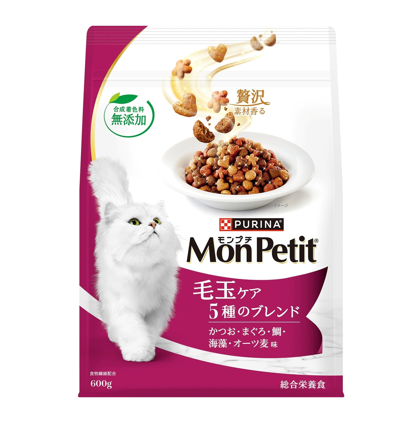 MON PETIT 主食貓乾糧 去毛球配方 600克