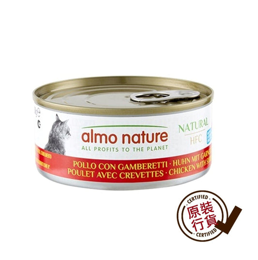 天然雞肉鮮蝦貓罐頭濕糧 150g #5124 [新舊包裝隨機提供]
